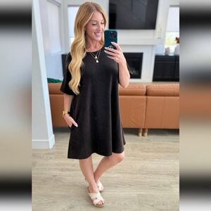 White Birch Black Casual Dress